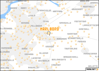 map of Marlboro