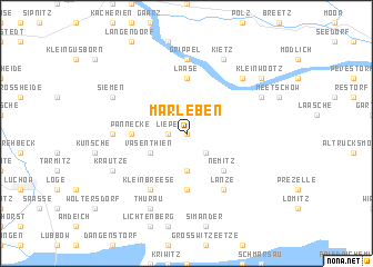 map of Marleben