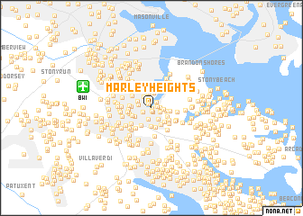 map of Marley Heights