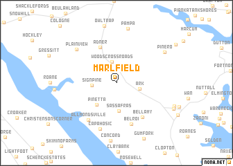 map of Marlfield