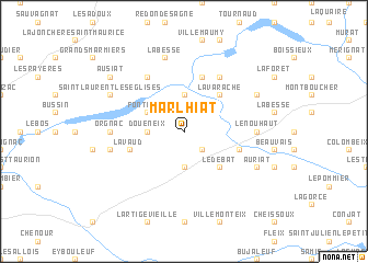 map of Marlhiat