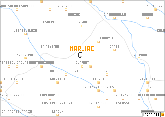 map of Marliac