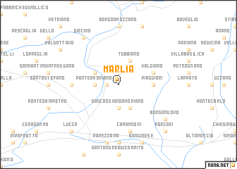 map of Marlia