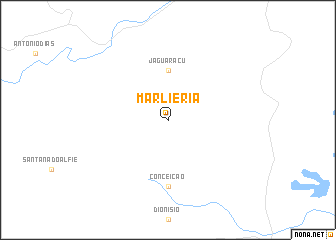 map of Marliéria