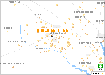 map of Marlin Estates