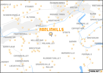 map of Marlin Hills