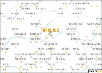 map of Marlioz