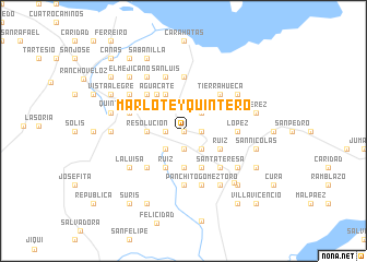 map of Marlote y Quintero