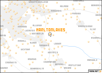 map of Marlton Lakes
