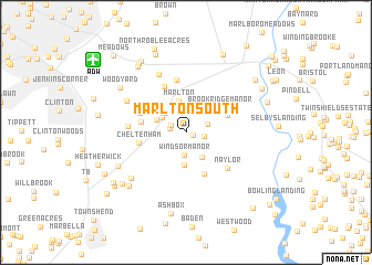 map of Marlton South