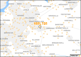 map of Marlton