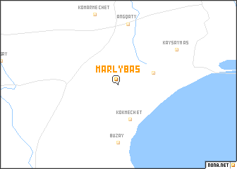map of Marly-Bas