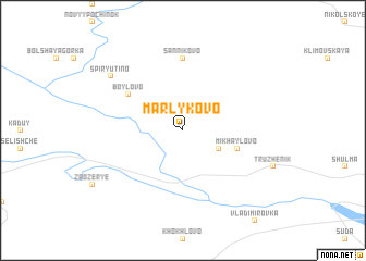 map of Marlykovo