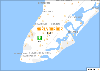 map of Marlyn Manor