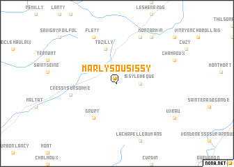 map of Marly-sous-Issy