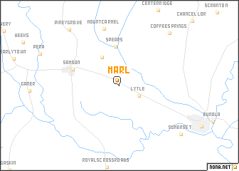 map of Marl