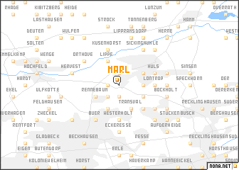 map of Marl