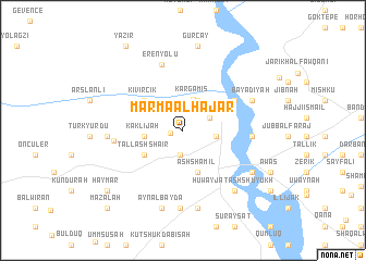 map of Marmá al Ḩajar