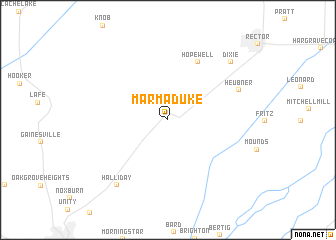 map of Marmaduke