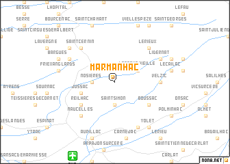 map of Marmanhac