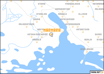 map of Mármara