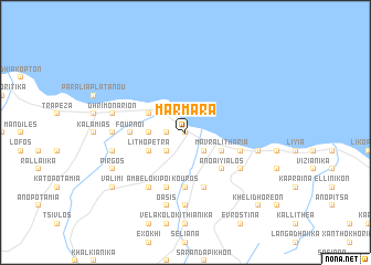 map of Mármara