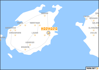 map of Mármara
