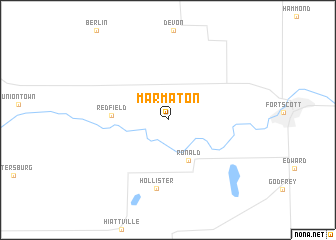 map of Marmaton