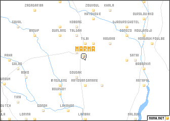 map of Marma