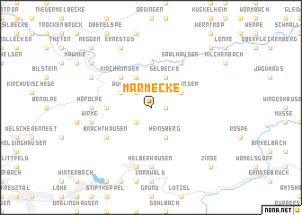 map of Marmecke