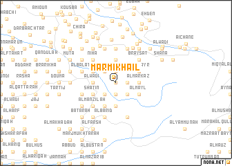 map of Mār Mīkhāʼīl