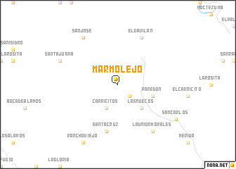 map of Marmolejo