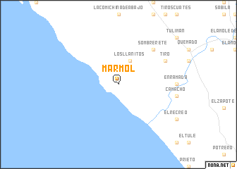 map of Mármol