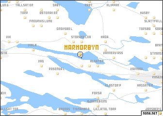 map of Marmorbyn