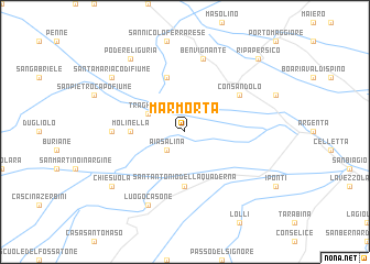 map of Marmorta