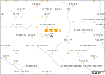 map of Marnand