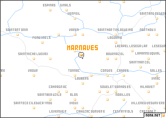 map of Marnaves