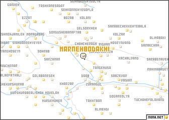 map of Mārneh Bodākhī