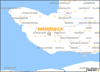 map of Marnerdeich