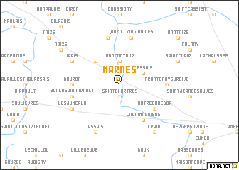 map of Marnes