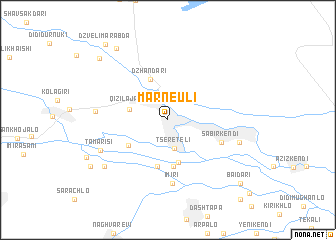 map of Marneuli