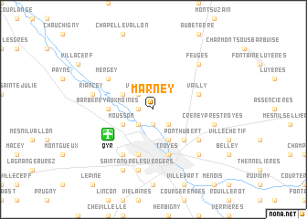 map of Marney