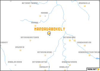 map of Maroadabokely