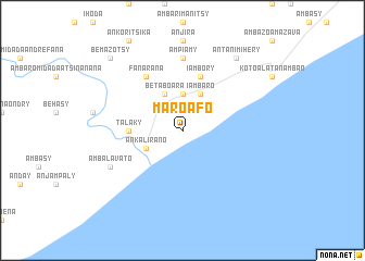 map of Maroafo