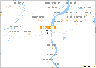 map of Maroala