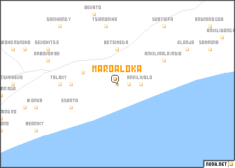 map of Maroaloka