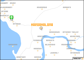 map of Maroamalona