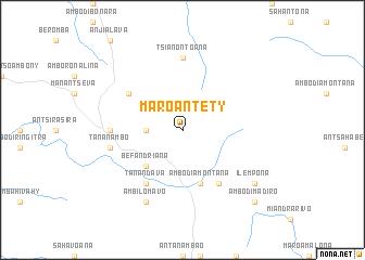 map of Maroantety