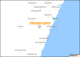 map of Maroantsoro