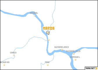 map of Maroa